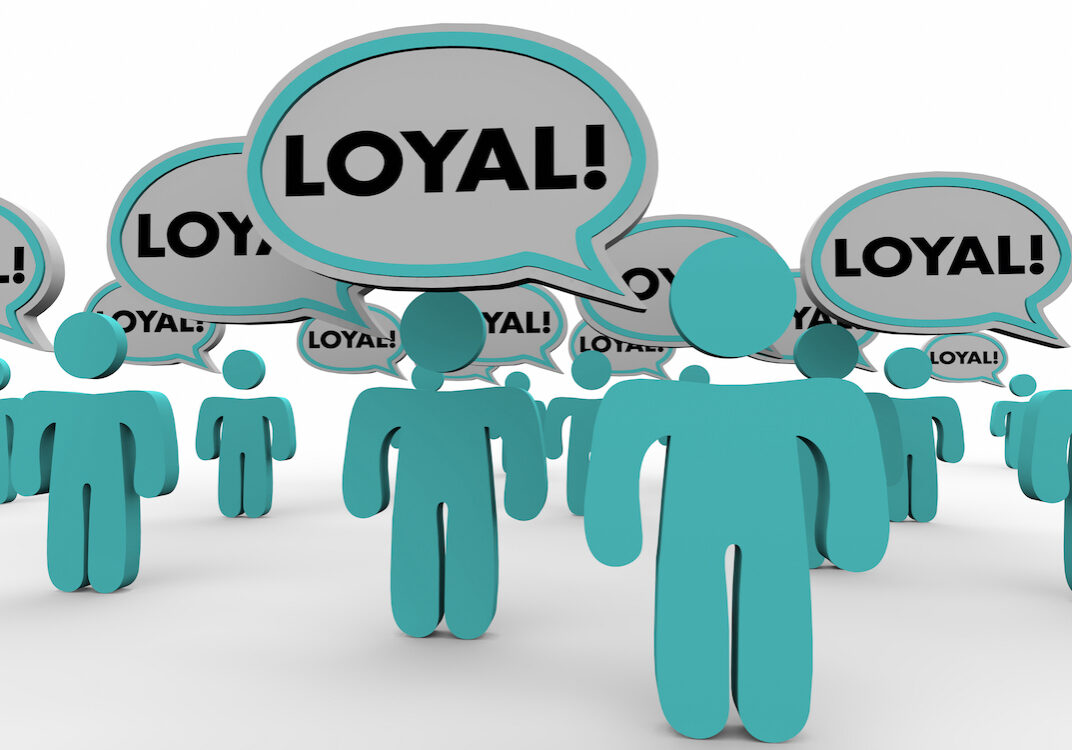 Loyal Return Customers Audience Speech Bubble People 3d Illustration